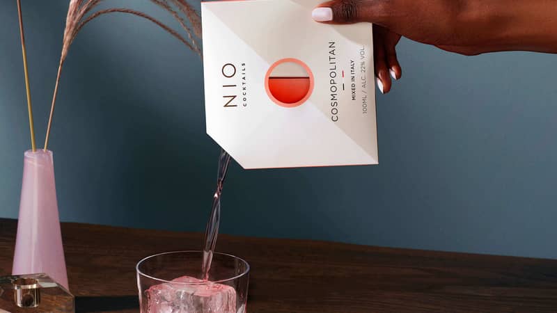 NIO cocktails cosmopolitan vodka cocktail gift set with ketel one vodka