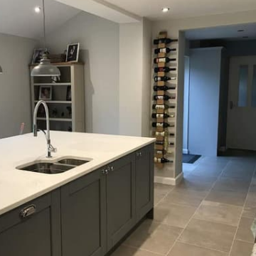 HBH Craft Co Rustic Wine Rack