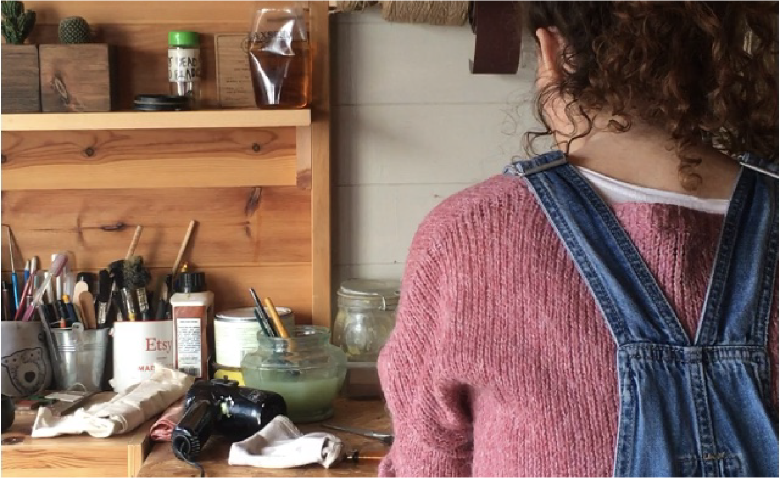 Devon woodworker at work