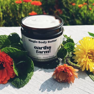 body butter on our farm