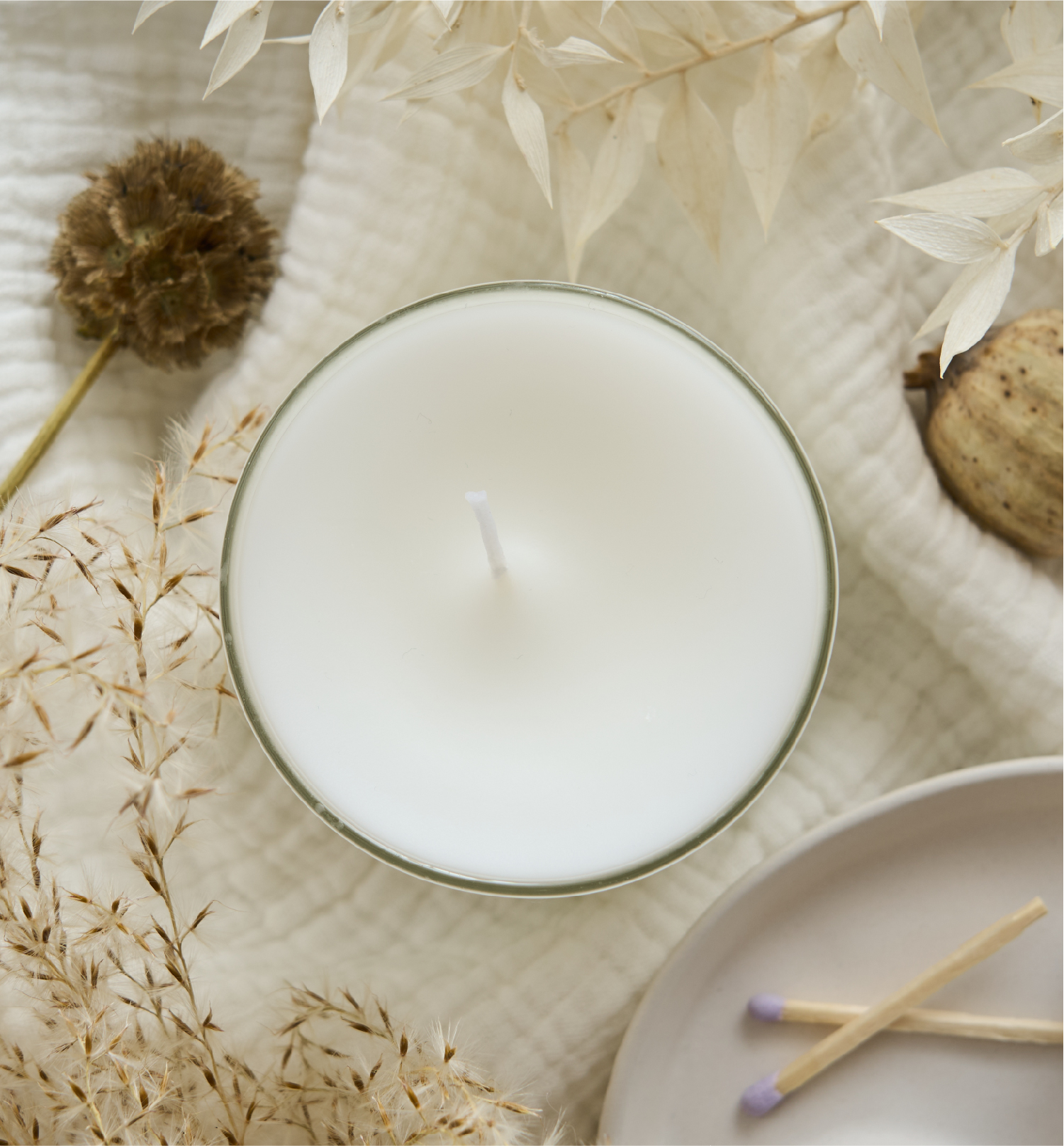 top shot glass candle