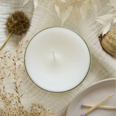 top shot glass candle