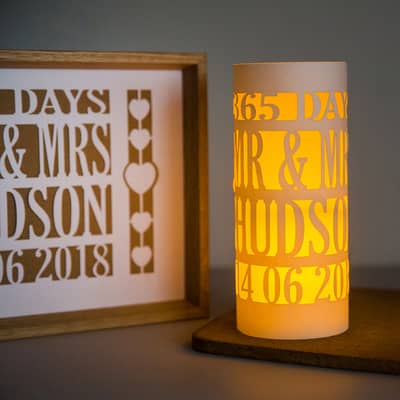 1st paper anniversary decoration & keepsake