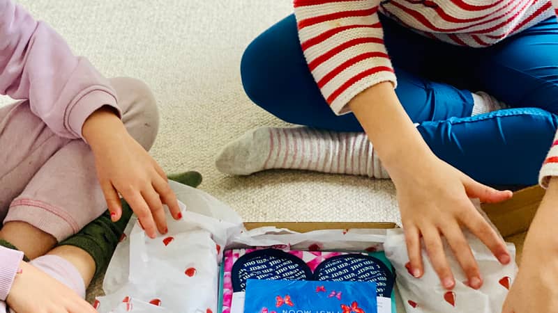 Teens opening their First Moon Box!