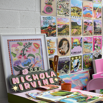 Prints in my studio.