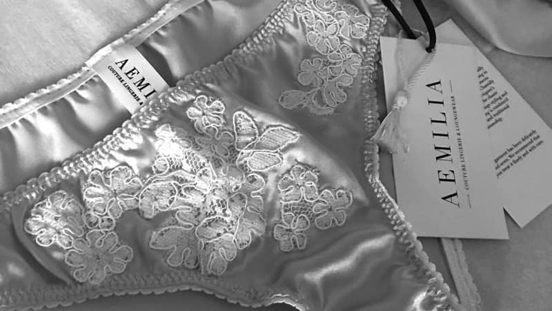 Couture lingerie made in England