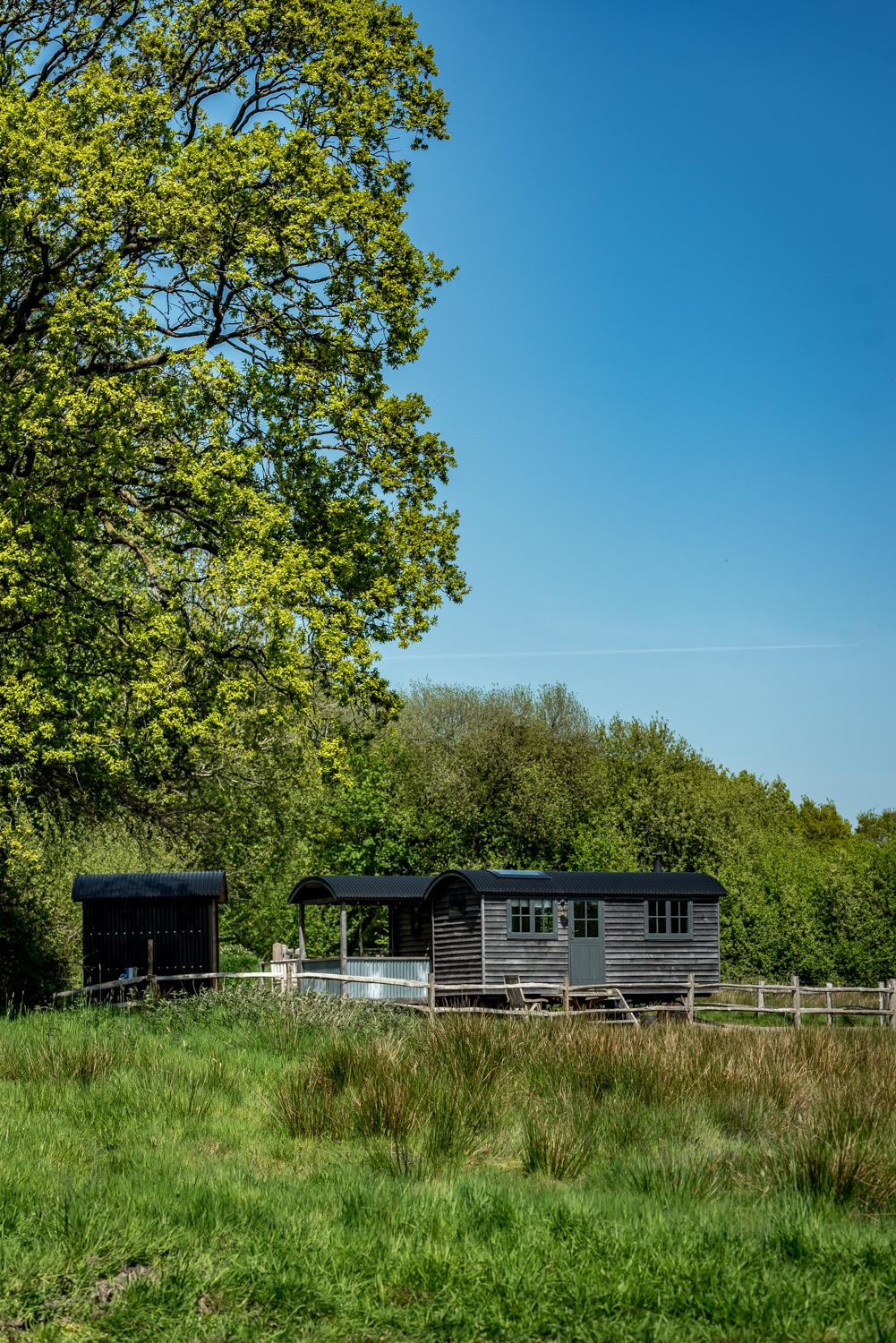 Dimpsey Dapple Shepherd Hut with sauna