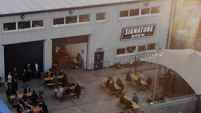 Signature Brew's state of the art brewery in Walthamstow, Blackhorse Road, London, E17