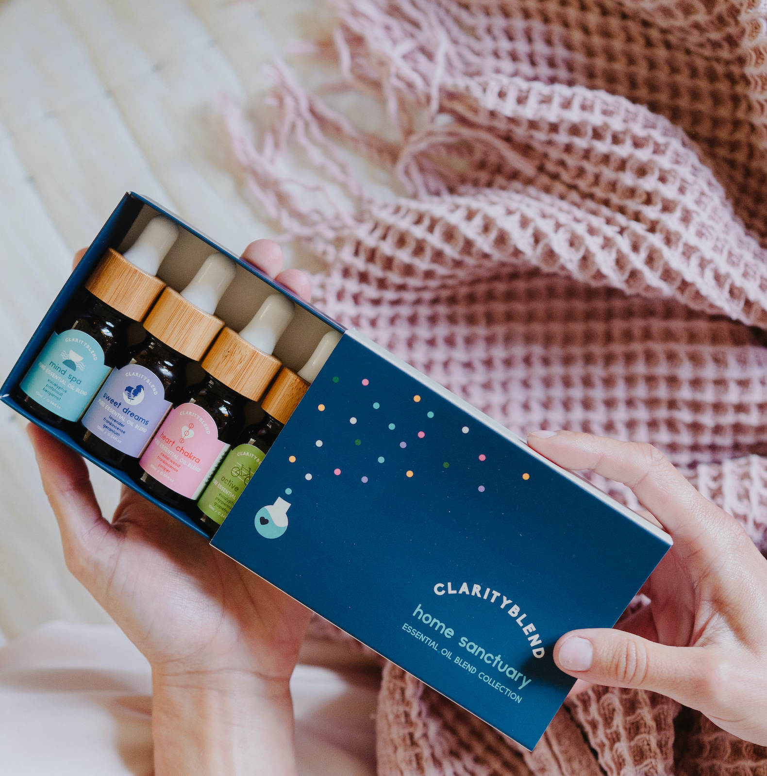 A selection of pulse point roll-ons by Clarity Blend Aromatherapy