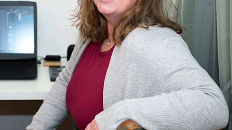 Naomi at Little Foxglove's studio