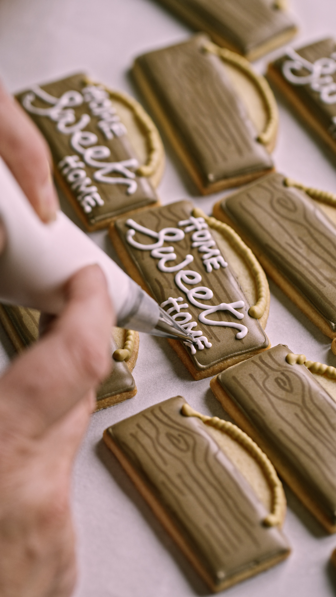 New home iced biscuits 