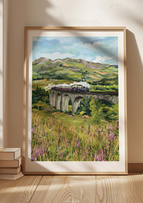 Glenfinnan Viaduct Art Print