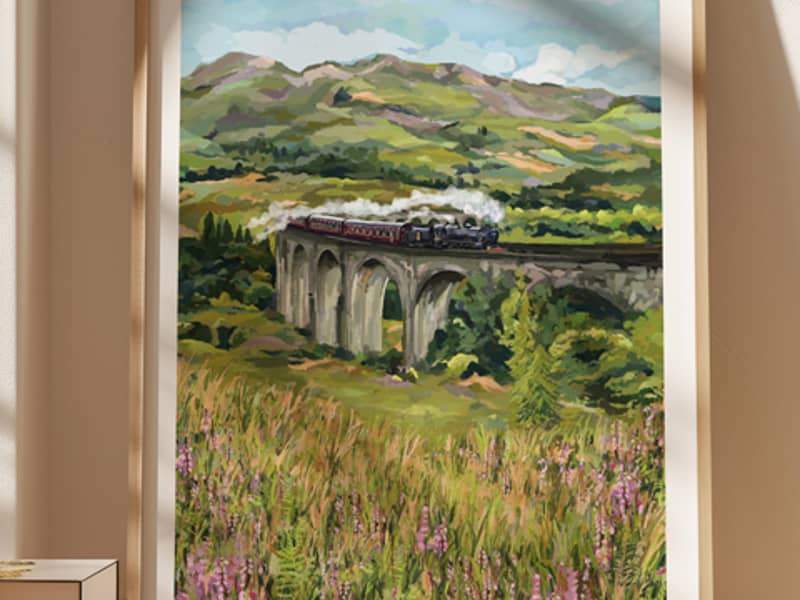 Glenfinnan Viaduct Art Print