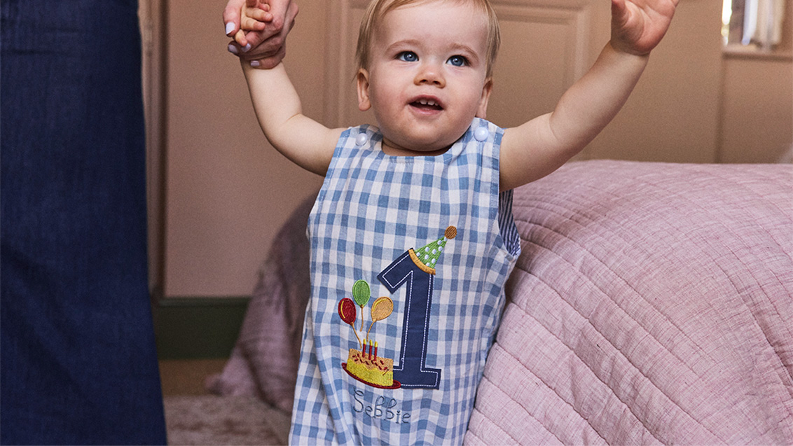 first birthday babygrow 