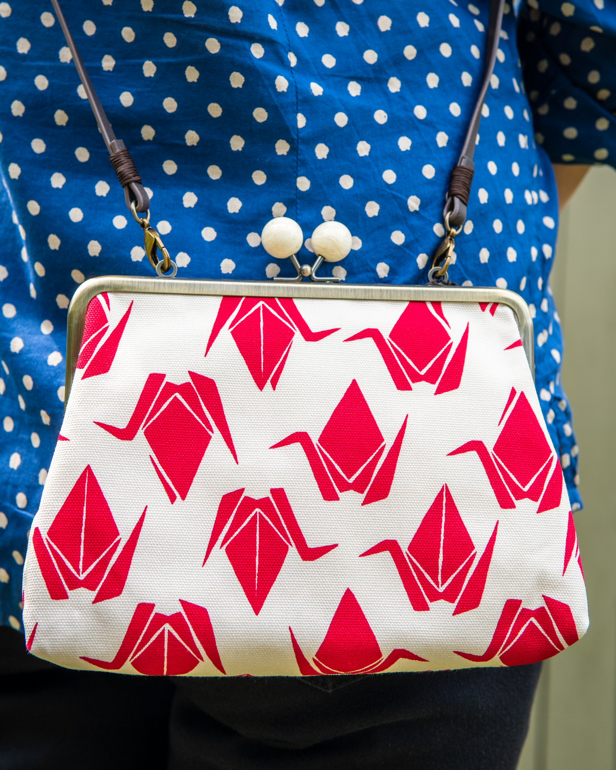 Our Pochette Gamaguchi Shoulder Bag from Kyoto