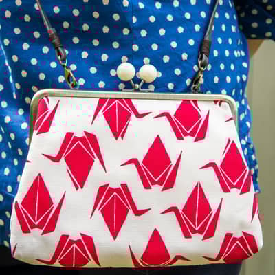 Our Pochette Gamaguchi Shoulder Bag from Kyoto