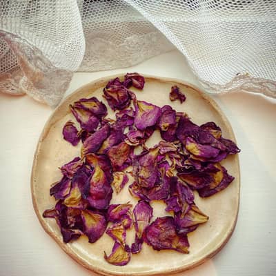 Customer Photo of dried rose petals on plate