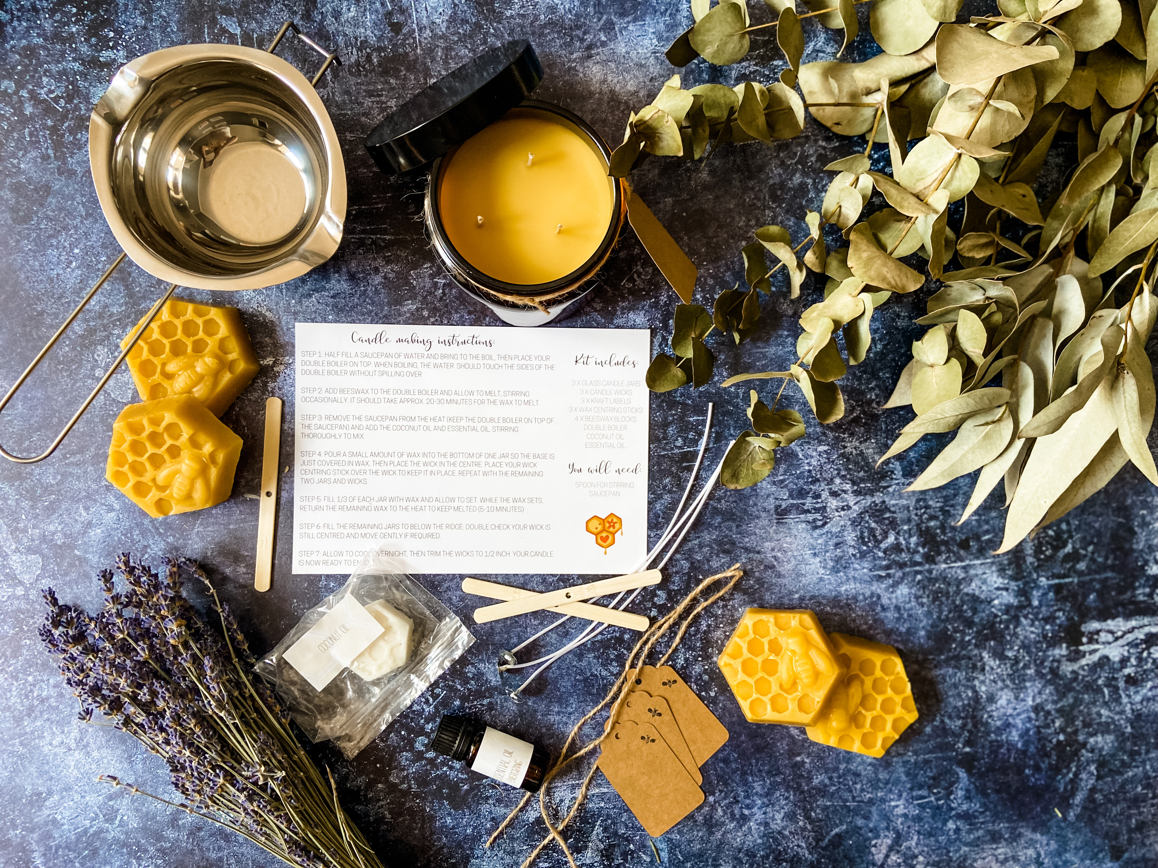Beeswax Candle Making Kit