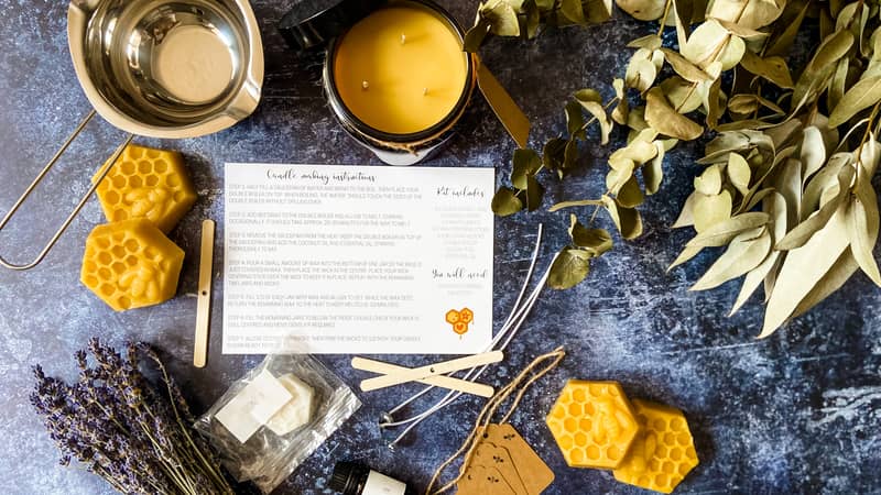 Beeswax Candle Making Kit