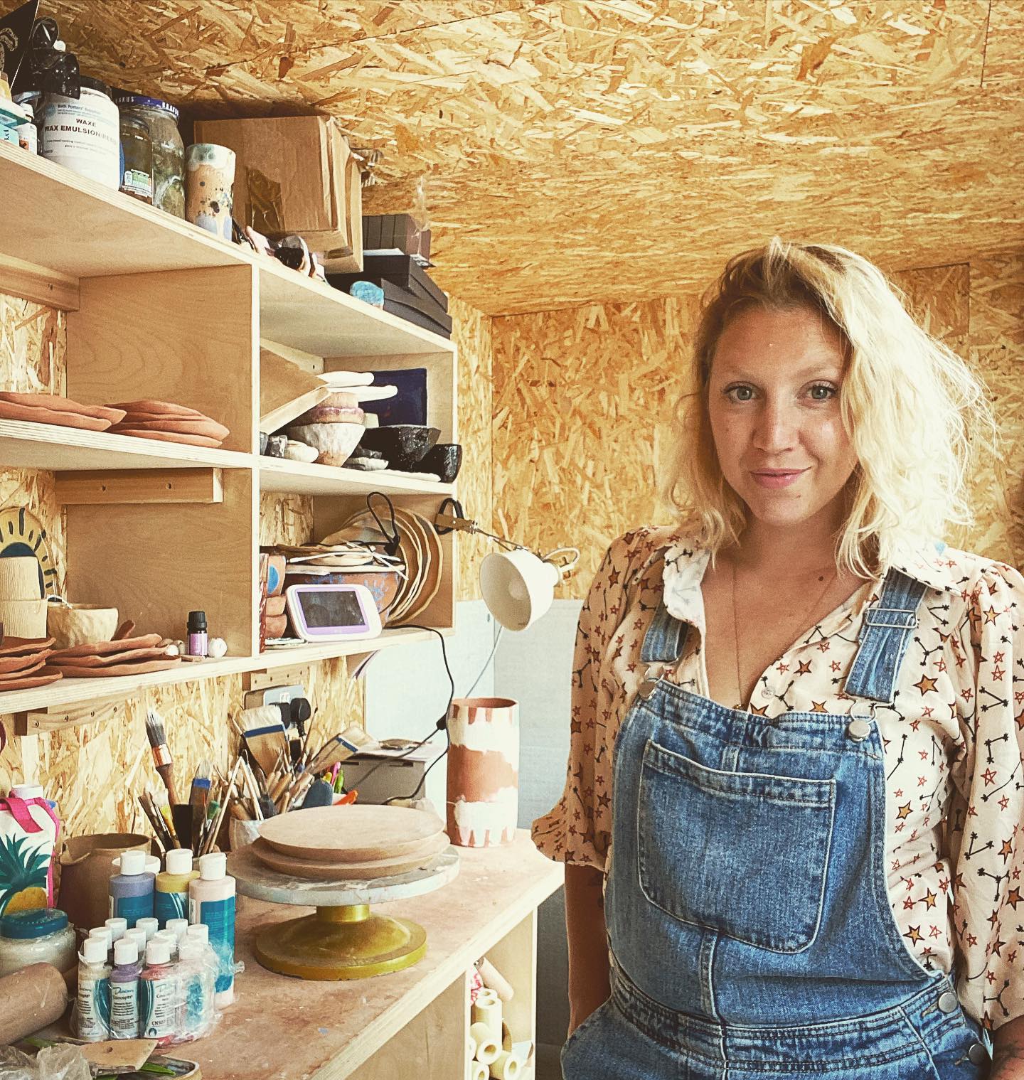 Harlie in home studio