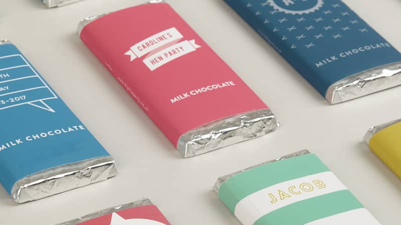 Personalised Chocolate Bars
