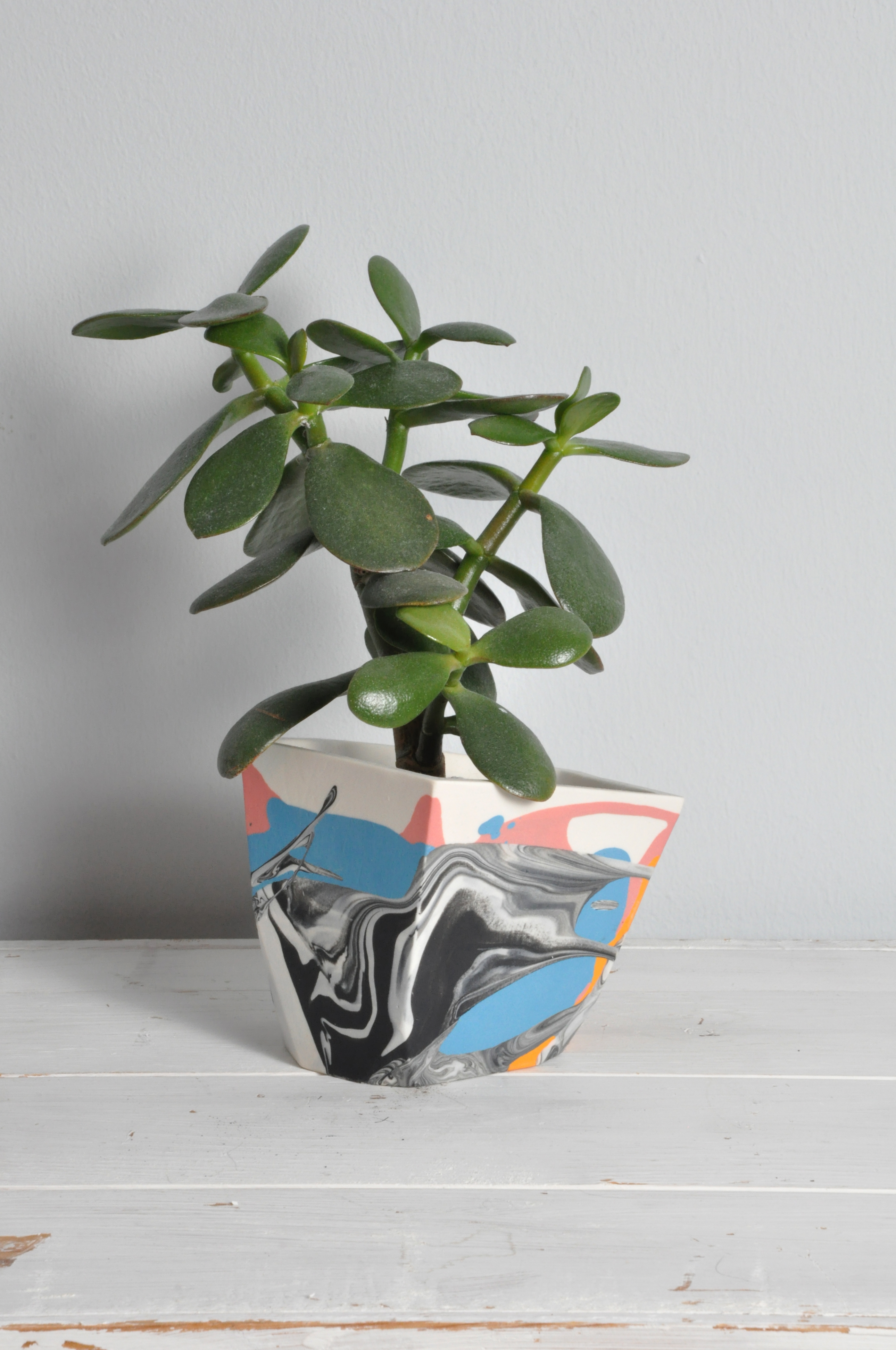 Coloured Geometric Planter