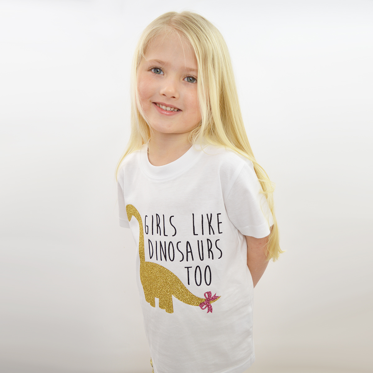 Our Girls Like Dinosaurs Too Tee