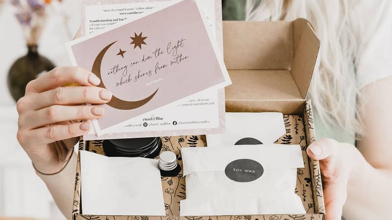 Calm and Cosy Soy candle making kit for beginners