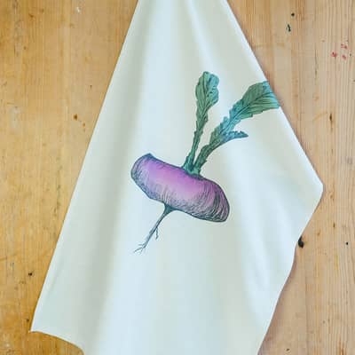 Turnip Tea Towel