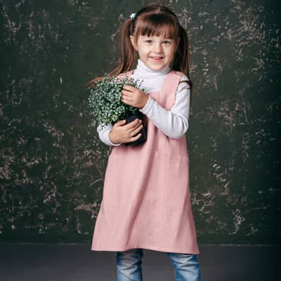 Linen Pinafore Apron