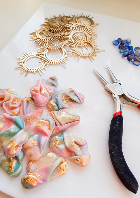 Handmade Polymer Clay earrings