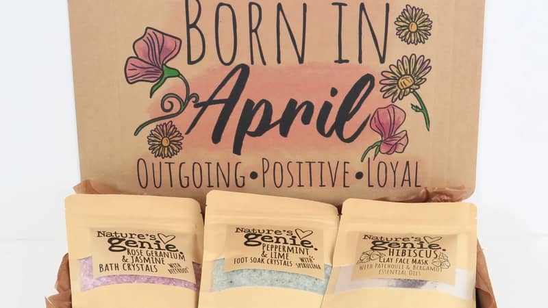'Born in April' Home Spa Set