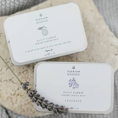 Aluminium containers with balms