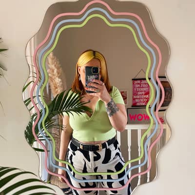 big wavy funky mirror