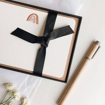 Rainbow Notecard Set