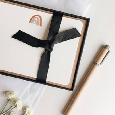 Rainbow Notecard Set