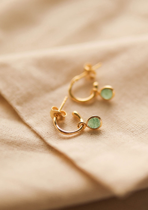 Gold Vermeil Triple Hoop Earrings