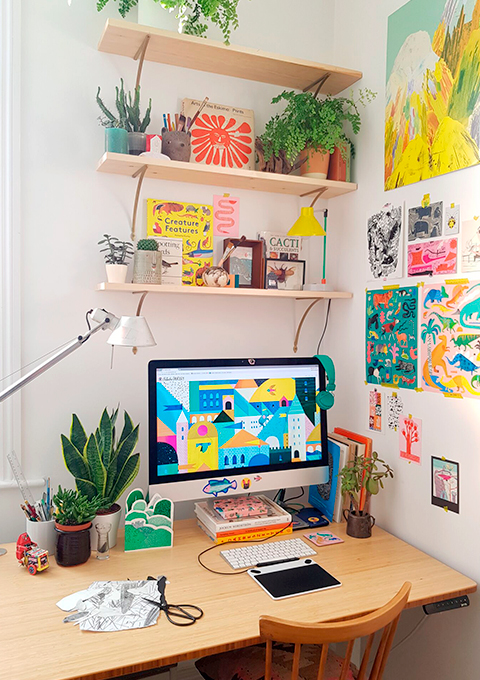 Sunny Beast desk setup