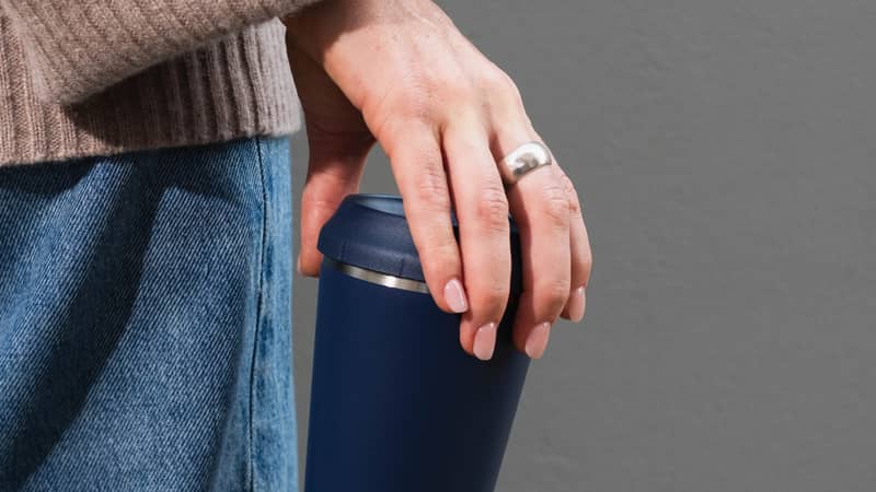 TOPL SpillSafe reusable cups come in 5 different colours and 2 sizes