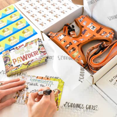 Giddings Gifts Packaging