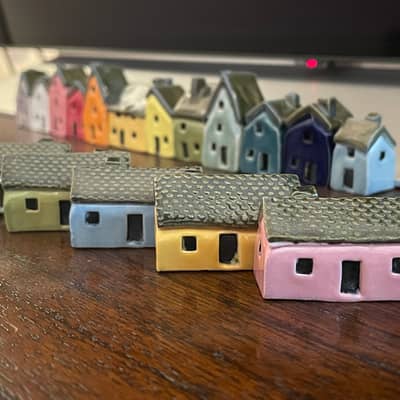 Miniature Ceramic Houses &Pottery Bothies