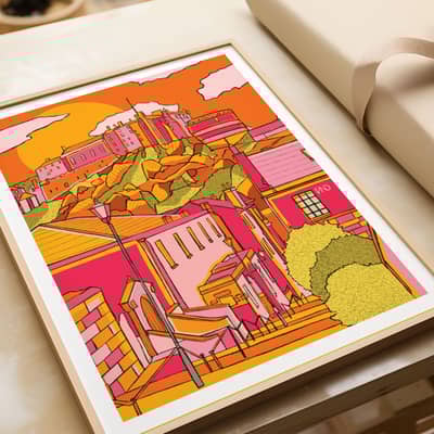 edinburgh art print