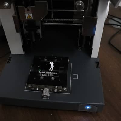 One of our engraving machines