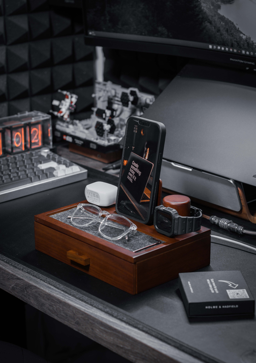 Nightstand Organizer for Men