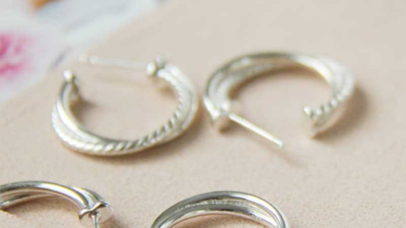 Everyday Silver Hoop Earrings