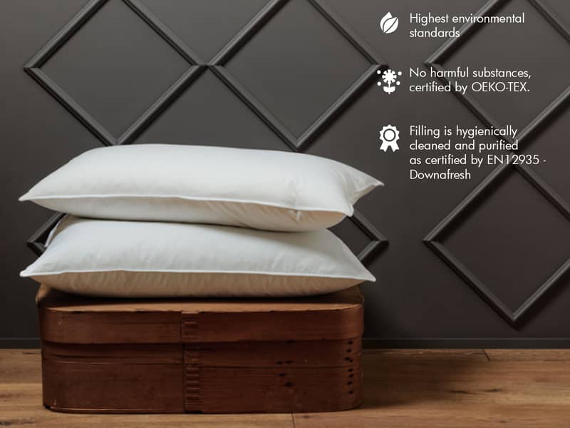 Pillow and certifications