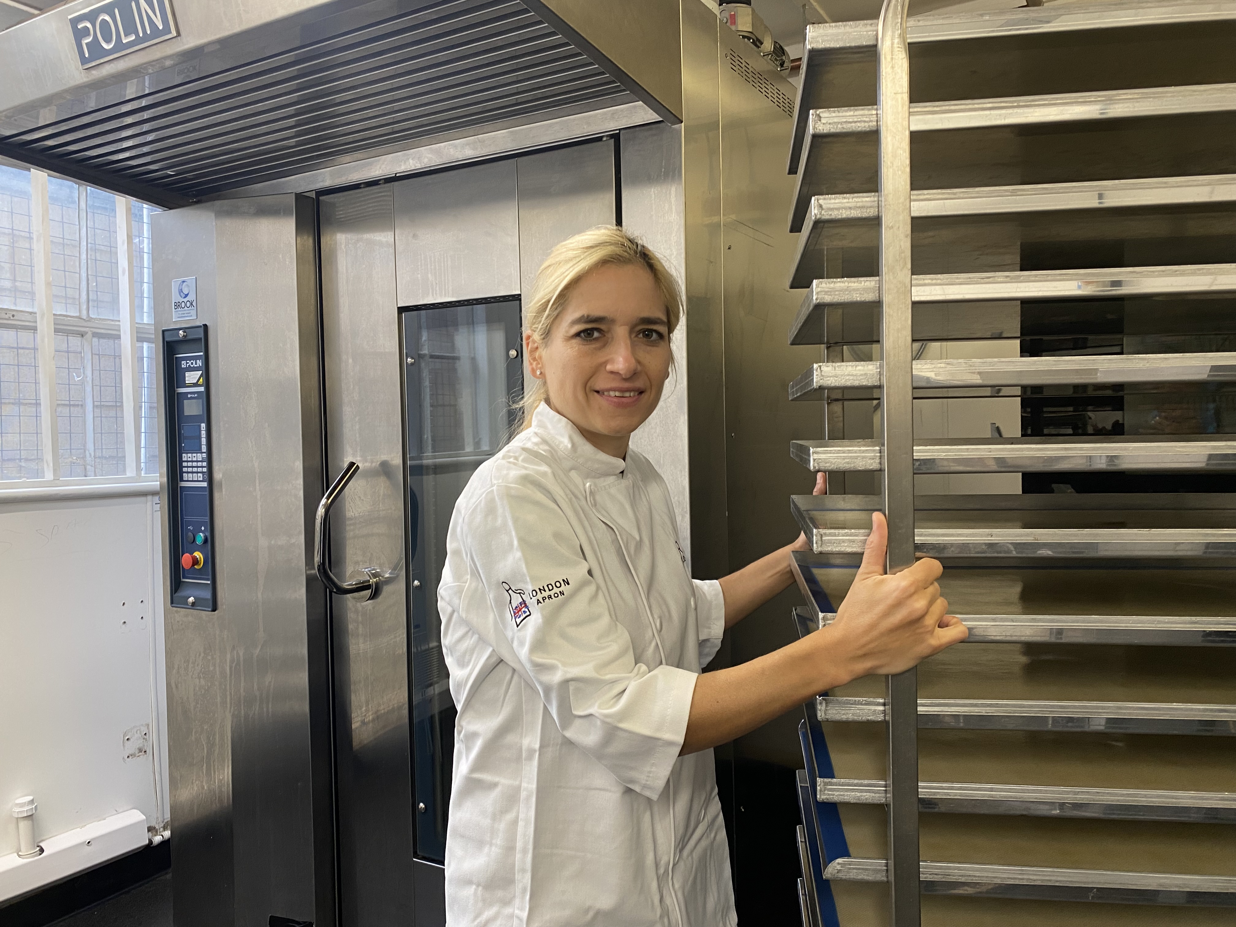 Our founder about to start baking