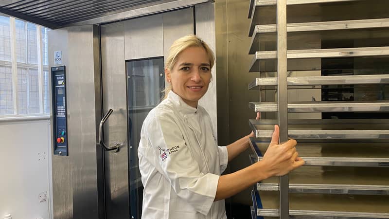 Our founder about to start baking