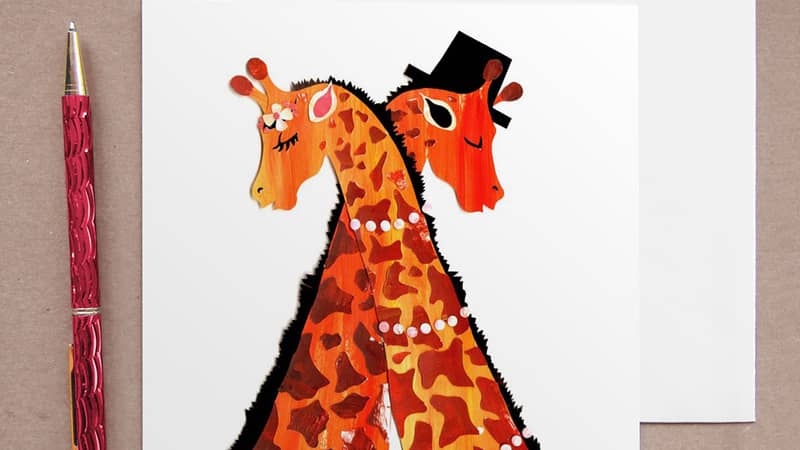 Giraffe Card