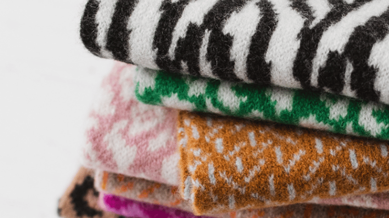 Knitted cowls in a variety of patterns